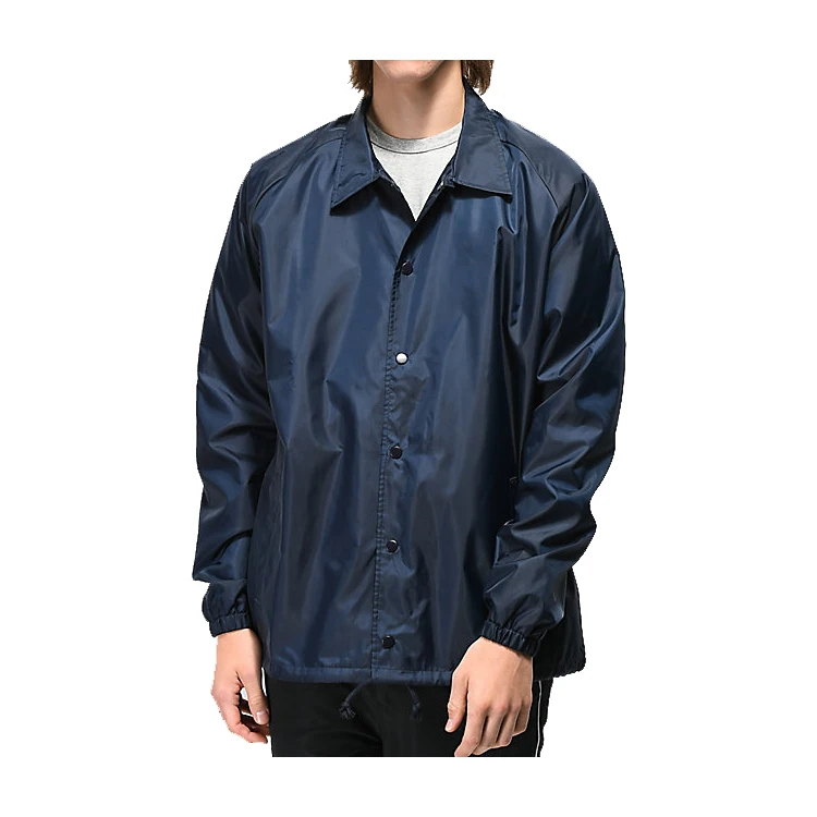 Wholesale Custom Waterproof Windbreaker Coach Jacket Manufacturer Low