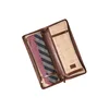 Leather Travel Tie Case || Portable Neck Tie Storage Box Tie Holder