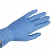 Disposable blue nitrile gloves for food processing from Malaysia manufacture