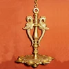 Brass hanging deepak handcrafted peacock brass metal
