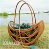 ethnic unique design balinese handbag rattan grass straw handmade