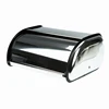 Bread Bin Roll Top Box Storage Loaf Container Stainless Steel Small