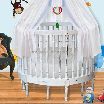 Daytona Baby Cribs Round Model Buy Mahogany Wood Cribs