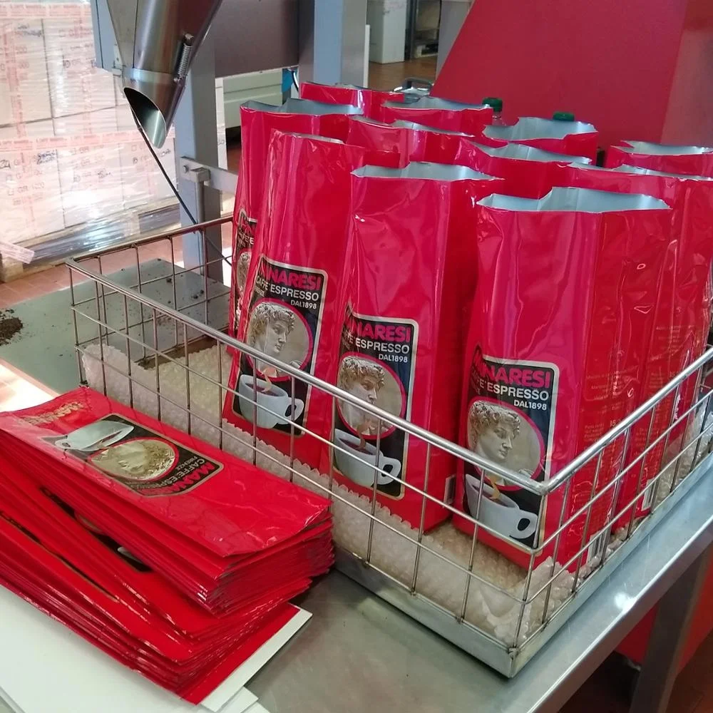 
Classic Italian espresso arabica whole bean coffee packing Made in Italy manaresi ground black caffe 