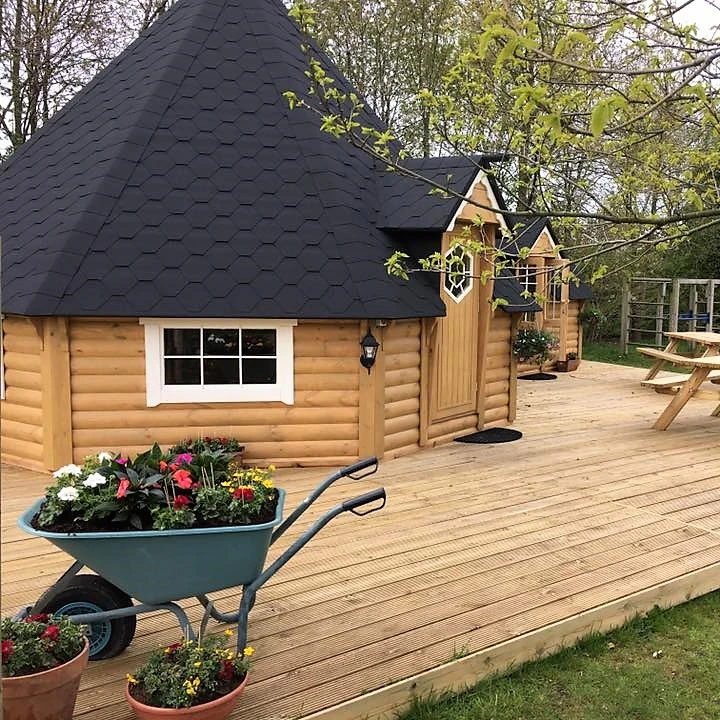 
Prefabricated Grill BBQ Cabin 