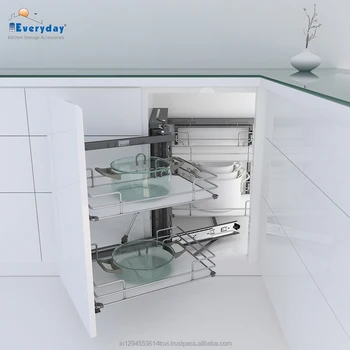 Kitchen Right Magic Corner Basket Lift Magic Corner Kitchen Basket