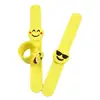 Cheap Wholesale Birthday Party Supplies Plastic Emoji Wristband Bracelets for Favors Prize Rewards