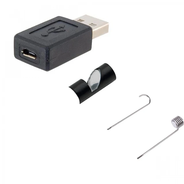 3 米防水微型usb柔软可弯曲电缆内窥镜