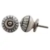 DIOS Ceramic Cupboard Door Knobs Black, White & Grey.