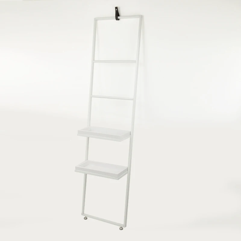 Matte Black Finish Wall Leaning Towel Ladder With 5 Rail Buy Standing