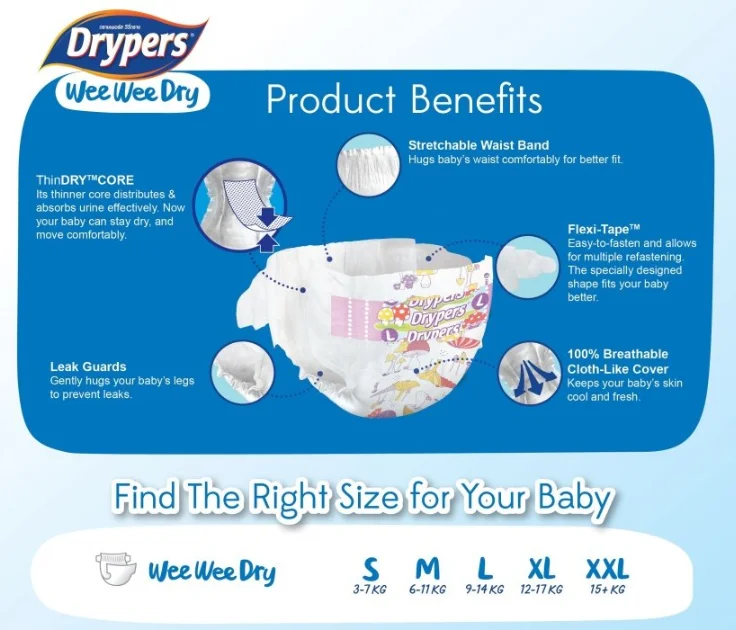 Malaysia Baby Diaper Drypers Disposable Nappy Buy Baby Diaper,Baby