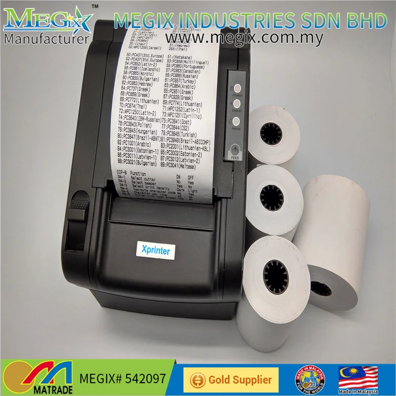 
Thermal Paper Factory Direct Wholesale Prices 80x80 stock lot thermal cashier paper roll 