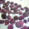 purple garnet balls goli rough for faceted gemstone grade AAA