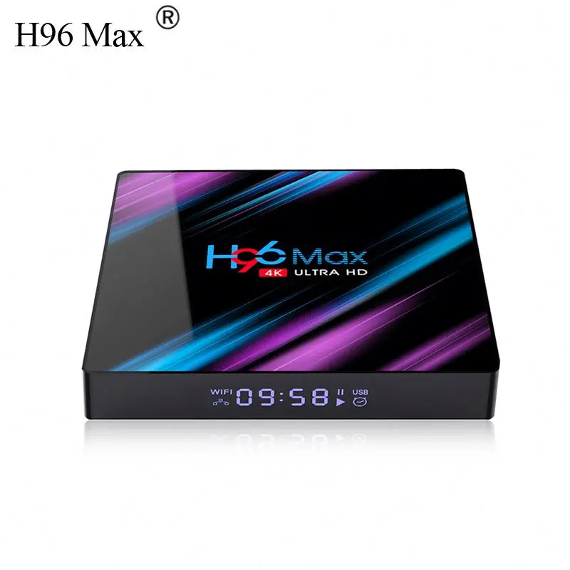 

Factory H96 max 3318 chips with android 9.0 4gb with 16GB/32gb/64GB dual wifi ott tv box