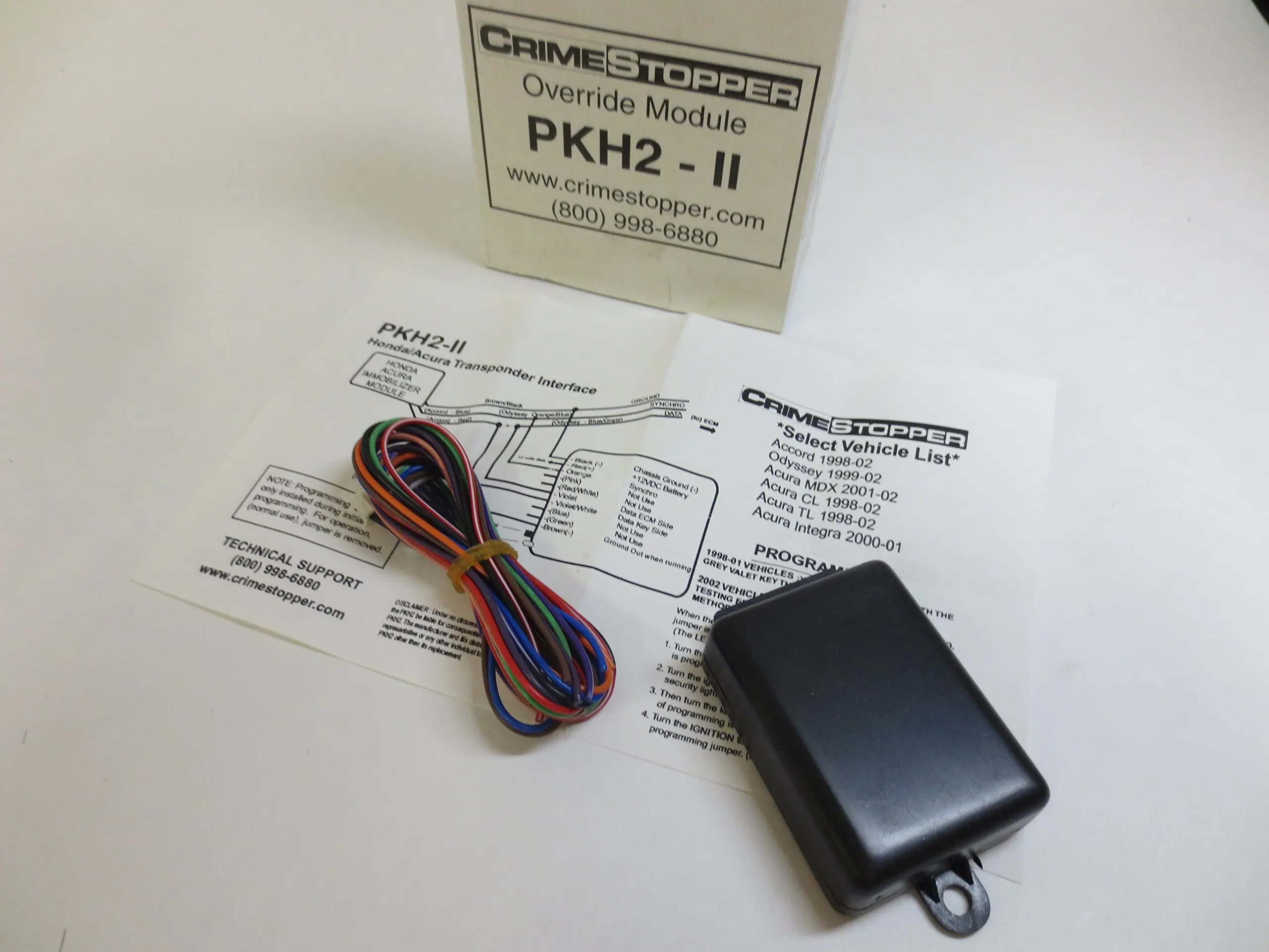 Get Quotations · Crimestopper PKH2-ii select Honda Acura Bypass Module  Interface