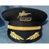 Peak Visors High Quality Plastic peak Cap Visor Army Military Police Navy Airline Hats Peak Caps Hand Embroider Royal Navy