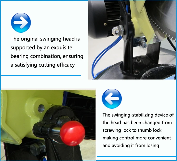 
J350 Precise Rotatable Aluminium Cutting Mitre Saw 355mm 