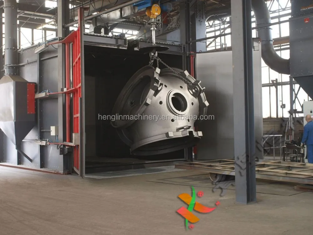 China Hook Sand Blasting Machine,Hanger Shot Blasting Machine As Good