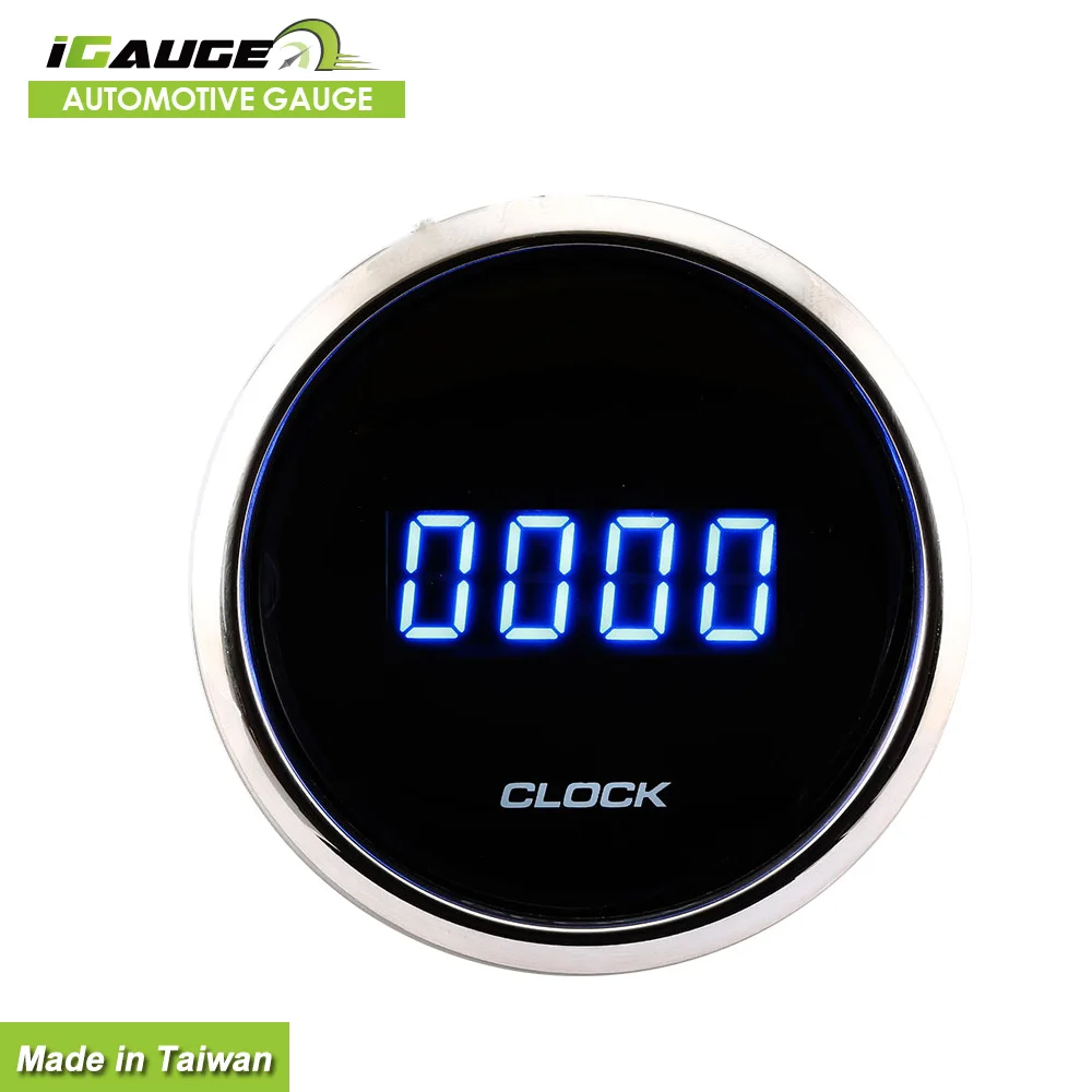 MagiDeal Horloge Num/érique Voiture Tableau de Bord Digital Clock Pour Voiture D/écor Maison