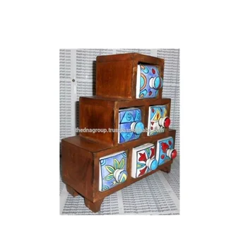 Ceramic Drawer Spice Jewelry Utility Storage Box View Ceramic