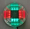 Philippine two-color buried solar cast aluminum four-sided three-color lamp can change color road stud