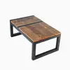 Indian Rustic Modern Acacia wood Domino Coffee Table