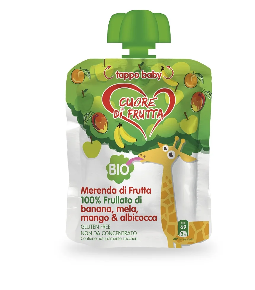 
Banana, apple, mango and apricot smoothie 90 gr 