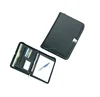 Leather portfolio/ custom ring binder with magnetic lock/ a5 ring binder file folder