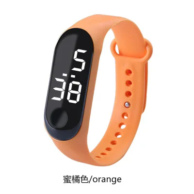 

2018 new LED Light Fashion Student Couple Casual Sports Electronic Watches, 10 colors