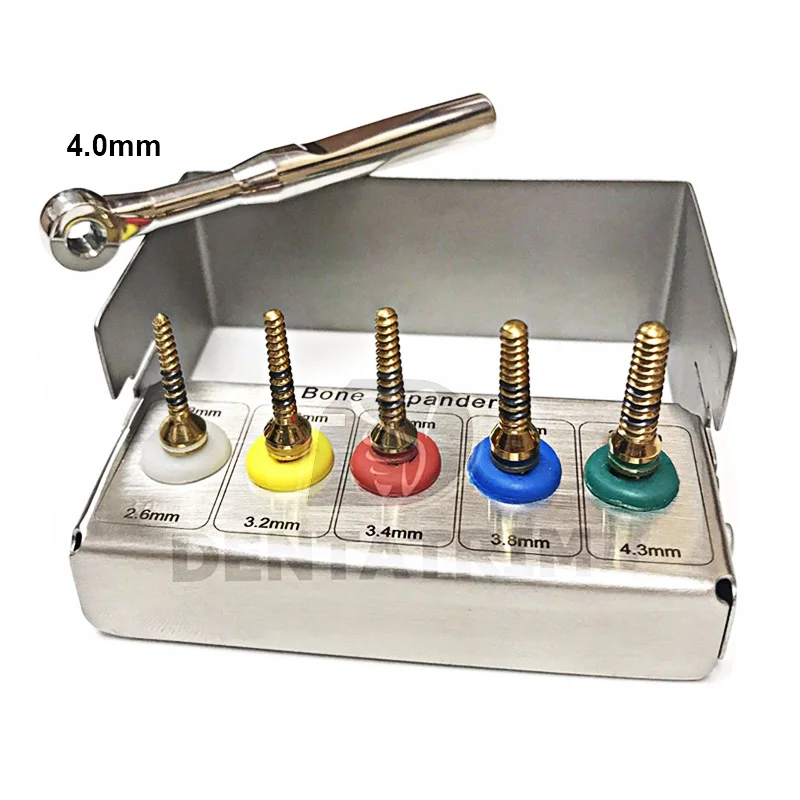 Dental Implant Bone Expander Screws Kit 5 Pcs With Torque Wrench