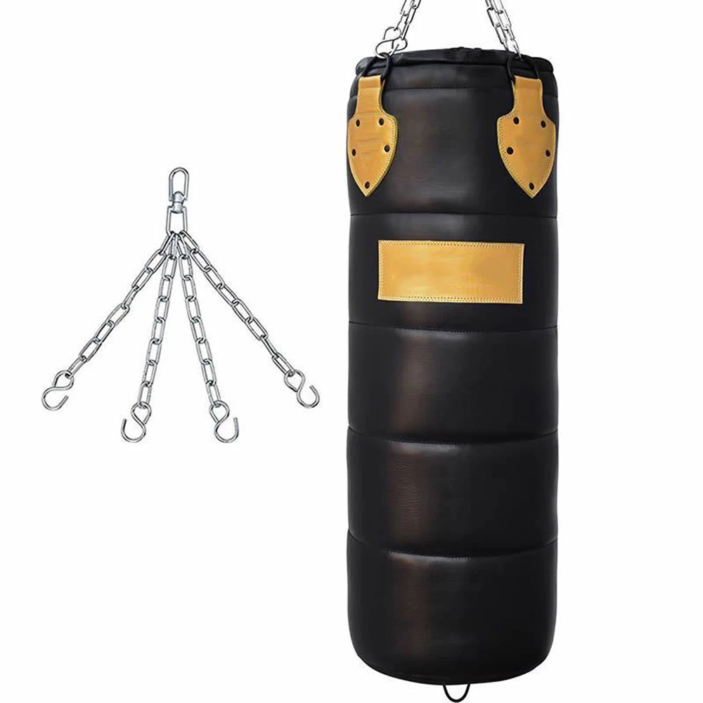 
Top Quality Gym Fitness Heavy Punching/Sand Bags Durable Punching Bags PU Leather Punching Bags 