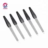 5x METAL DOUBLE SIDED NAIL FILE GROOMING STRONG MANICURE PEDICURE PLASTIC HANDLE
