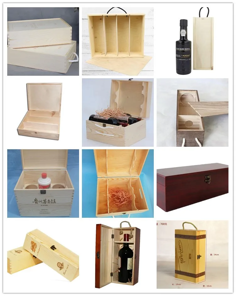 Cheap Wooden Round Tube Wine Gift Box Single Bottle Cylinder Birch Bark