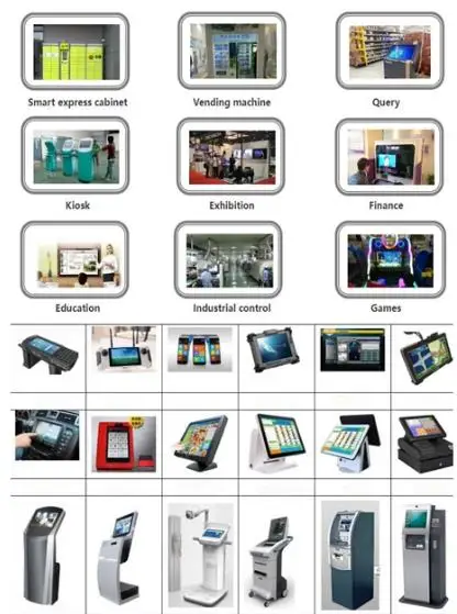23.6 inch 10 point capacitive touch screen support Android, Win7/8/10 with USB interface touch monitor