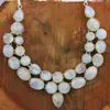 Hot women sale rainbow moonstone 925 sterling silver necklace designer wholesale jewelry gemstone necklace