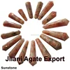 Sunstone Crystal Double Terminated Wands Vogel Points 12 facets