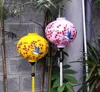 Hoi An silk lanterns with flowers hand painted - Flowers lanterns