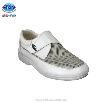 Men S Comfort Soft Leather Medical Shoes For Mens Diabetic Foot