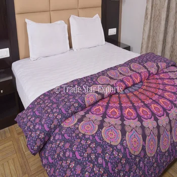 Indian Ethnic Mandala Duvet Cover Set Cotton Blanket Doona Covers