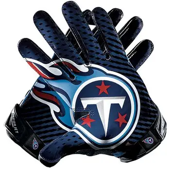 custom logo football gloves