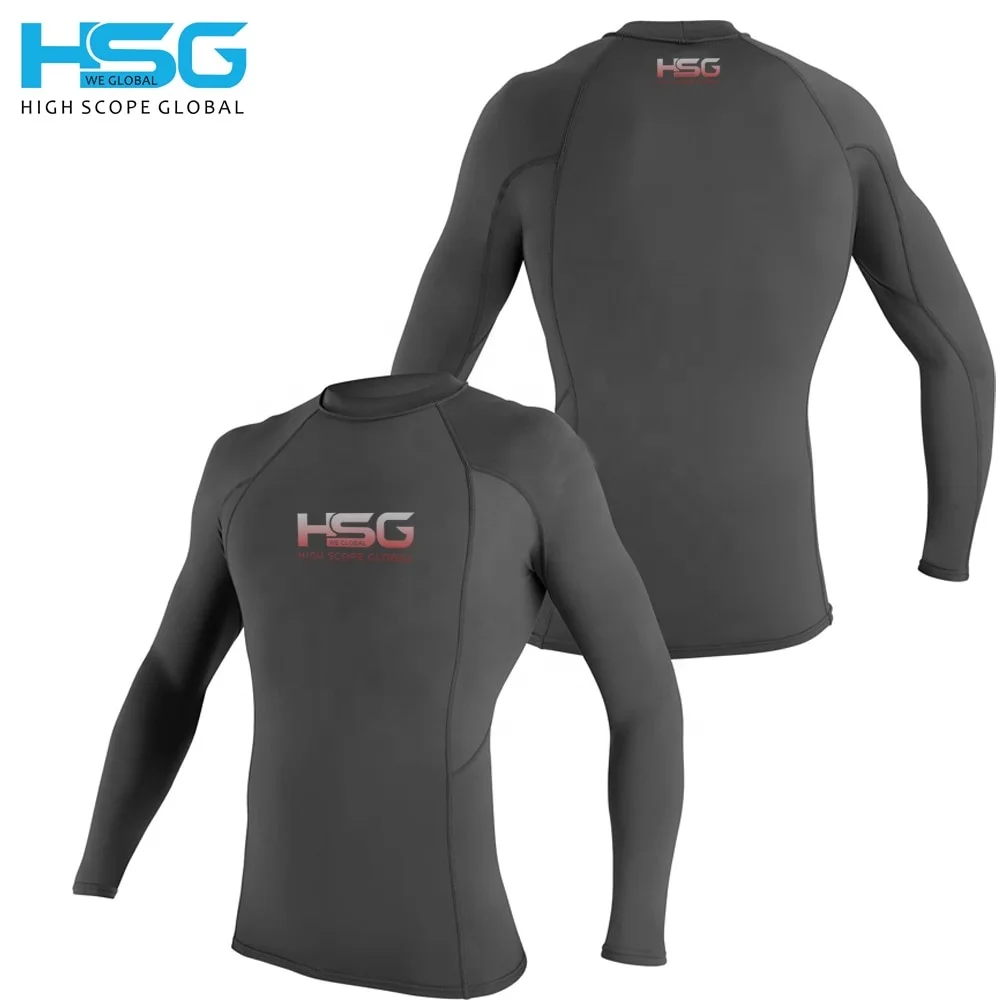 Breathable Material Custom High Quality Sublimated Blank Mens Rash