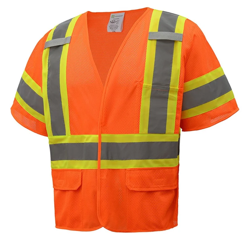 High Visibility Safety Vest With 2