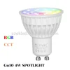 LED Spotlight Bulb Lamp RGB CCT AC86-265V 2.4G Wireless Dimmable Remote Controller Smart Led Light