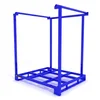 2019 Heavy Duty Foldable Metal Tire Stacking Rack with Removable Posts