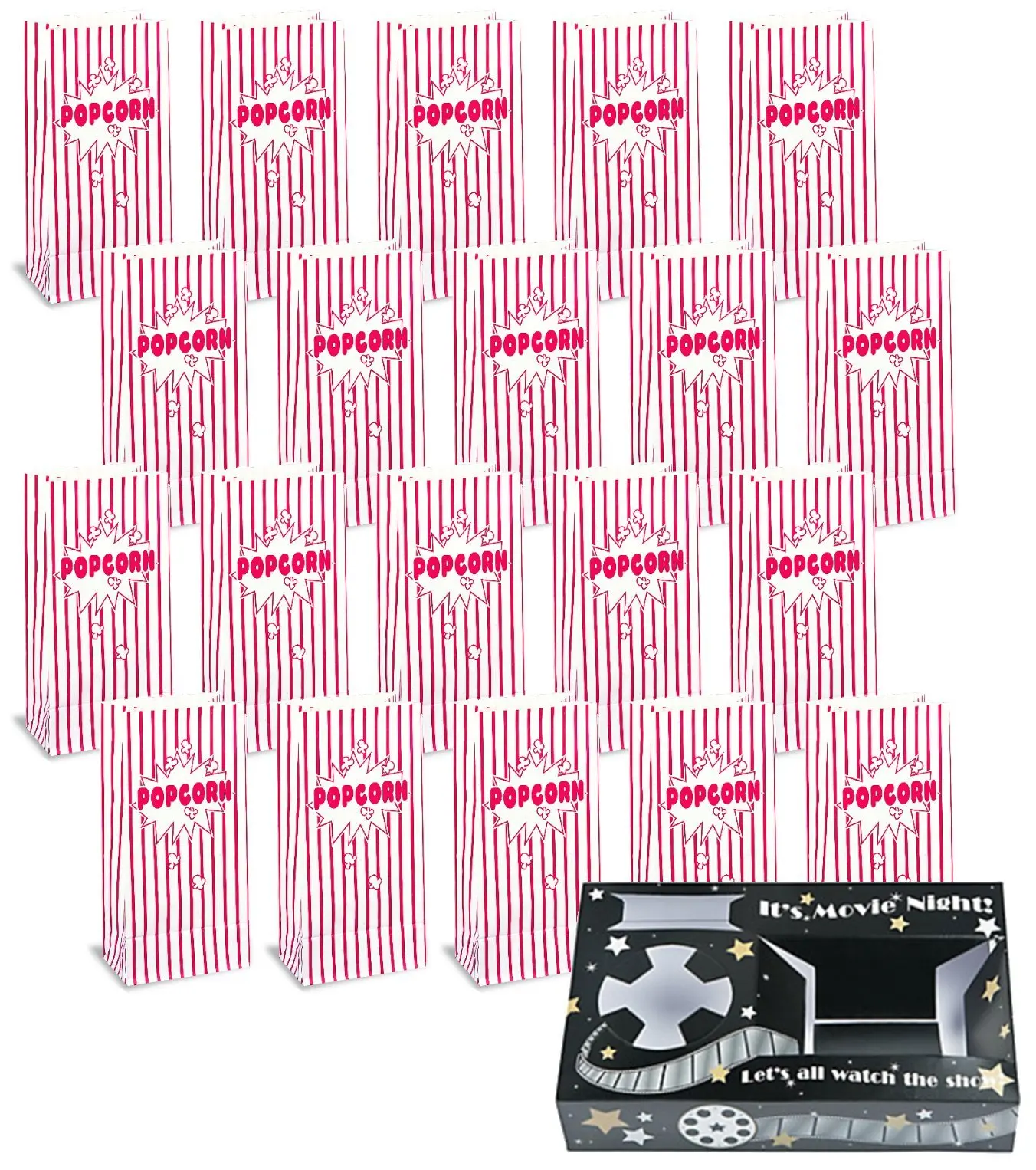 disposable popcorn bags