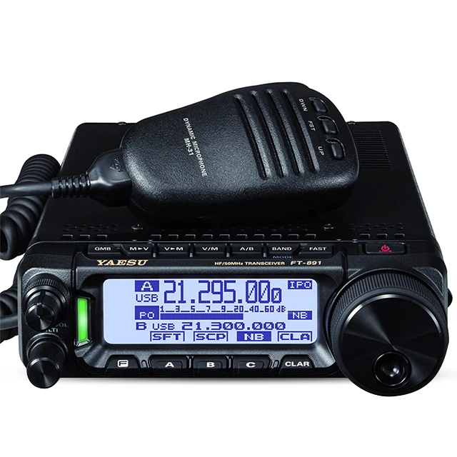 

Walkie Talkie Japan YAESU FT-891 HF/50MHz 100 km Range Walkie Talkie Full Mode Portable Transceiver Short Wave Radio, Black