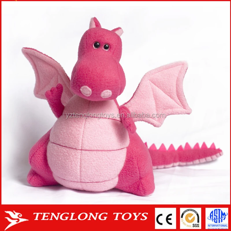 pink dragon plush toy