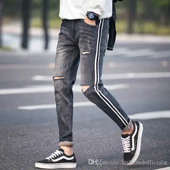 custom white jeans