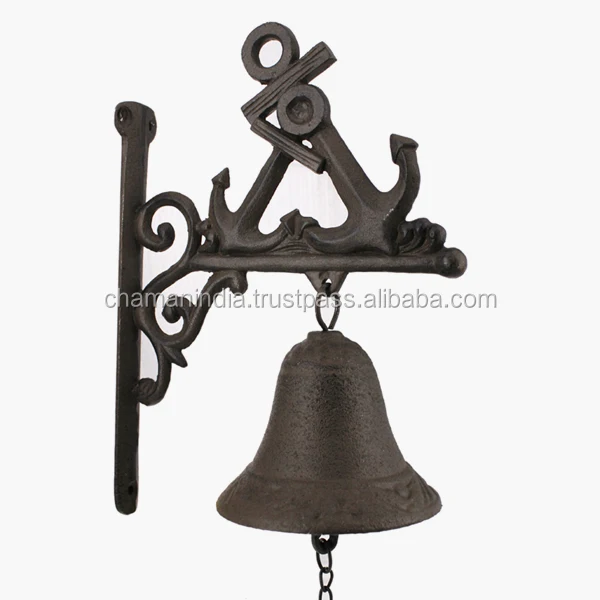 Cast Iron Garden Bell Wall Mounted Door Bell With Birds Buy Cast Iron