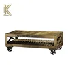 Wooden pellet style coffee table
